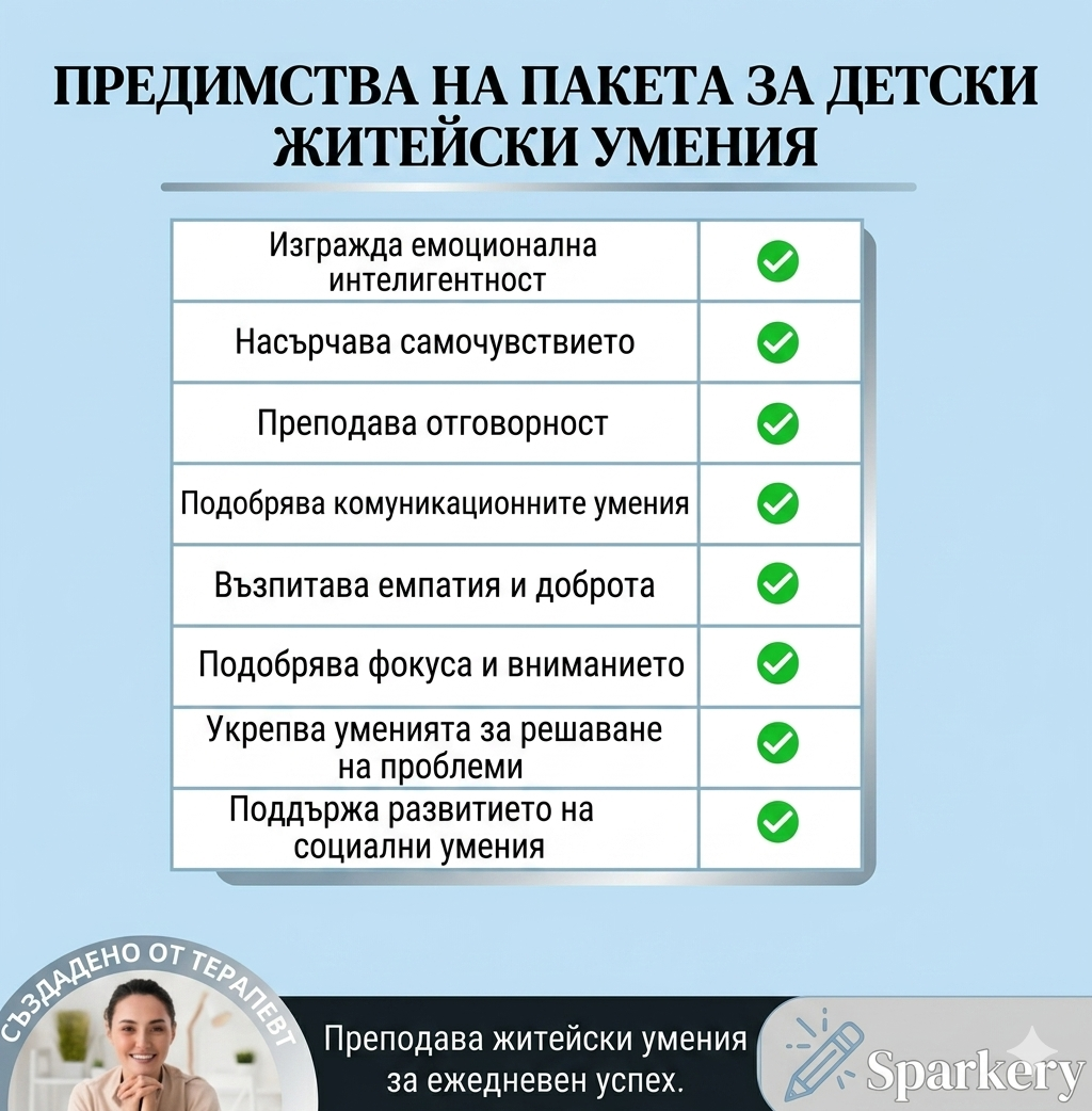 Комплект умения за живота за деца