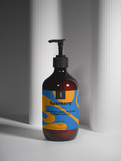 Hand & Body Wash, Patchouli & Amber Vanilla