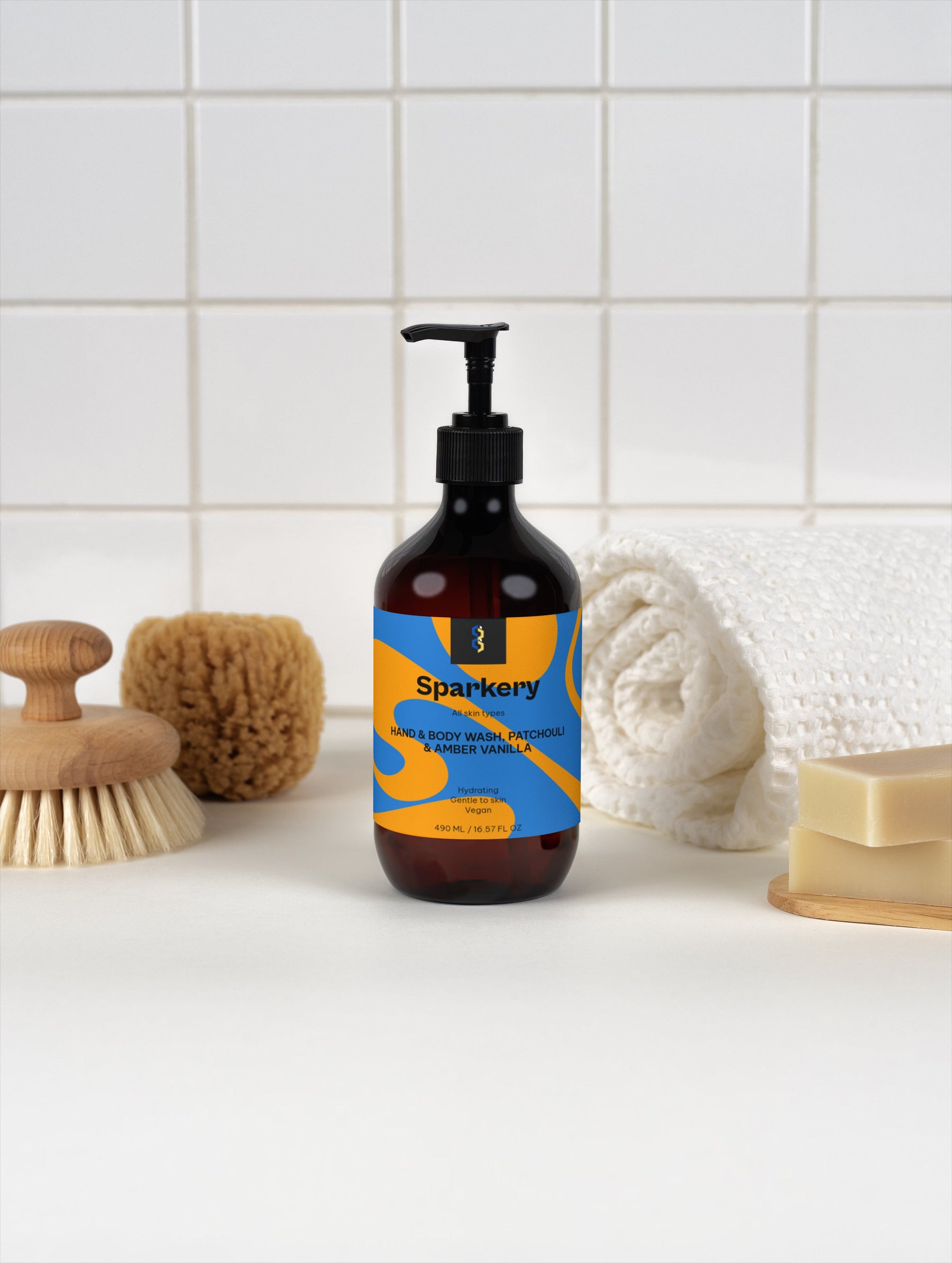 Hand & Body Wash, Patchouli & Amber Vanilla