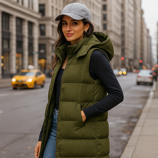 Long Puffer Vest