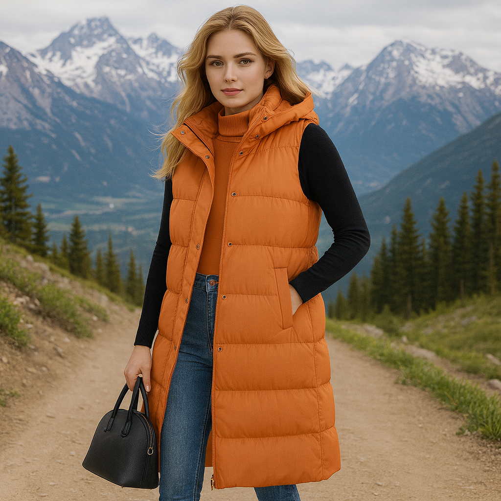 Long Puffer Vest