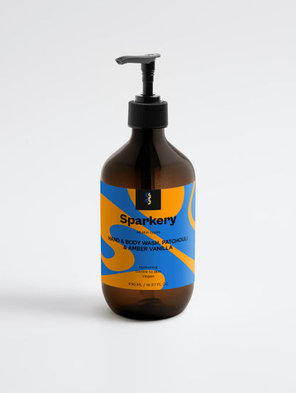 Hand & Body Wash, Patchouli & Amber Vanilla